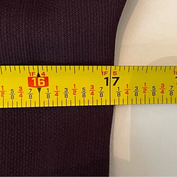 Talbots Eggplant Career Academia Minimalist Shift Dress NWOT Size 10 - Picture 12 of 14